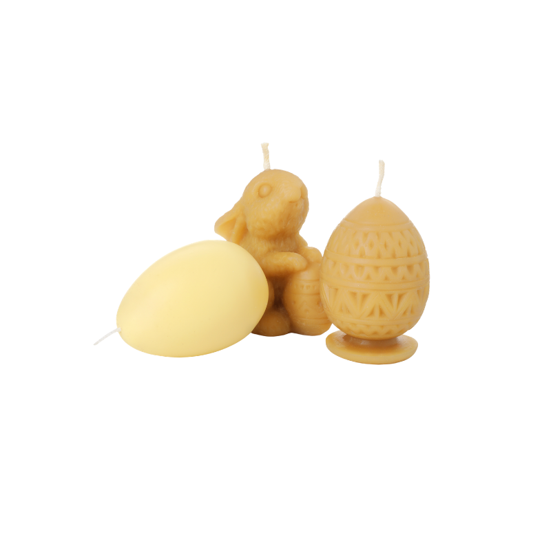 MGLIFEUL Easter Egg Mold Silicone Candle Resin Wax Mold for Candles